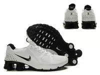 nike shox turbo+ 10 rival white noir pas cher pour hommes